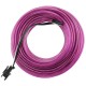 Cable electroluminiscente violeta de 2.3mm en bobina 10m conectada a 220VAC