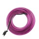 Cable electroluminiscente violeta de 2.3mm en bobina 10m conectada a 220VAC