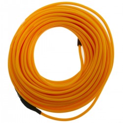 Cable electroluminiscente dorado de 2.3mm en bobina 10m conectada a 220VAC