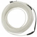 Cable electroluminiscente blanco de 2.3mm en bobina 10m conectada a 220VAC