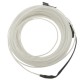Cable electroluminiscente blanco de 2.3mm en bobina 10m conectada a 220VAC