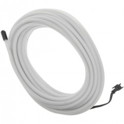 Cable electroluminiscente blanco-azul de 5mm en bobina 5m de cable con pilas