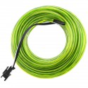 Cable electroluminiscente verde suave de 2.3mm en bobina 25m