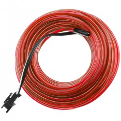 Cable electroluminiscente rosa de 2.3mm en bobina 25m