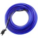 Cable electroluminiscente azul de 2.3mm en bobina 25m