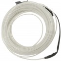 Cable electroluminiscente transparente-blanco de 2.3mm en bobina 25m