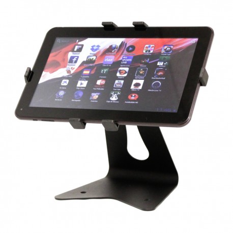 Peana metálica para tableta Android y iPad universal
