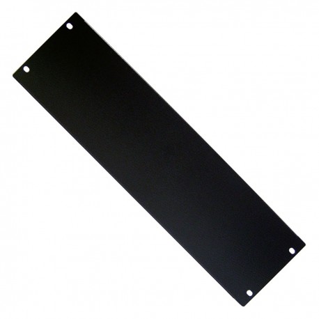 Panel ciego de 3U para armario rack 19" Tapa negra