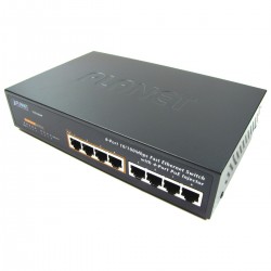 PoE-Switch 10/100Mbps IEEE802.3af RACK10 (4UTP+4PoE)