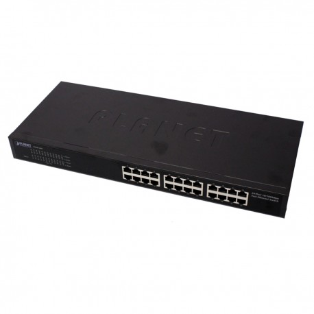 Conmutador LAN switch 10/100Mbps 24UTP rack19