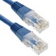 Cable UTP categoría 6 azul 25cm