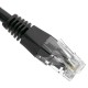 Cable UTP categoría 6 negro 25cm