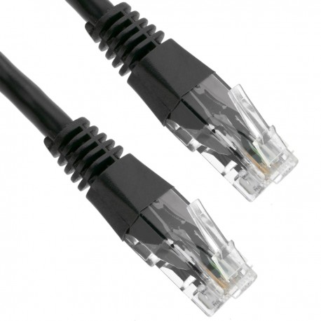 Cable UTP categoría 6 negro 3m
