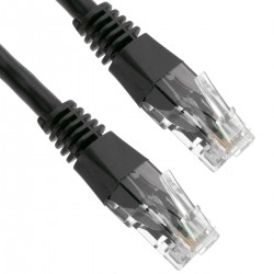 Cable UTP categoría 6 negro 20m