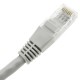 Cable de red ethernet LAN UTP RJ45 de Cat.6 gris de 1m