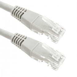 Cable de red ethernet LAN UTP RJ45 de Cat.6 gris de 15m