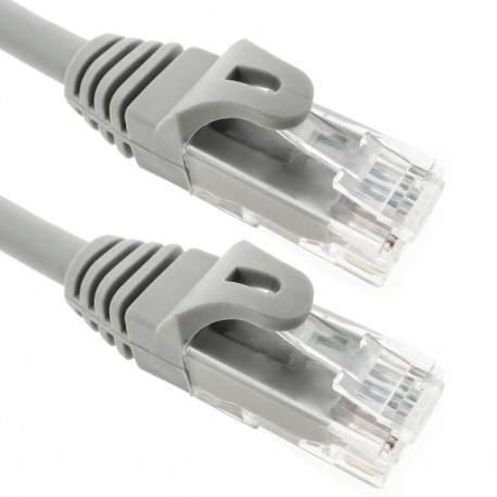 Cable UTP categoría 6A gris 25cm