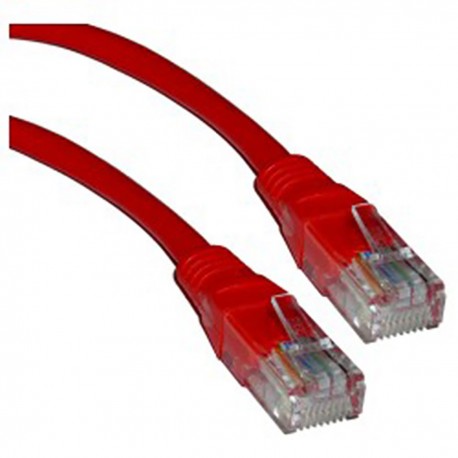 Cable UTP categoría 5e rojo 1.8m