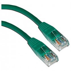 Cable UTP categoría 5e verde 50cm