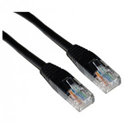 Cable UTP categoría 5e negro 3m