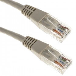 Cable UTP categoría 5e gris 3m