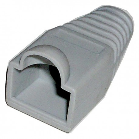 Cubierta de goma para conector RJ45 de color gris/blanco