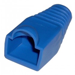 Cubierta de goma para conector RJ45 de color azul