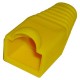 Cubierta de goma para conector RJ45 de color amarillo