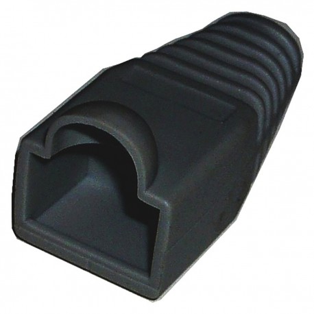 Cubierta de goma para conector RJ45 de color negro