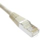 Cable FTP categoría 5e gris 25cm
