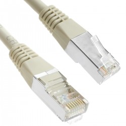 Cable FTP categoría 5e gris 3m
