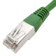 Cable FTP categoría 6 verde 25cm