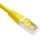 Cable FTP categoría 6 amarillo 50cm