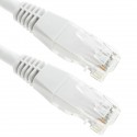Cable UTP categoría 6 blanco 1m