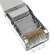 Cable FTP categoría 6 blanco 25cm