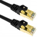 Cable de red ethernet LAN SFTP RJ45 Cat.7 negro 3 metros