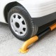 Tope de suelo para ruedas de parking aparcamiento de metal 200 cm tubo