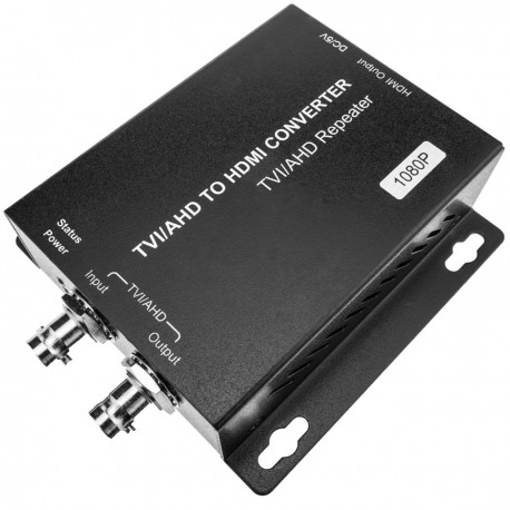 Conversor adaptador de vídeo HD coaxial TVI CVI y AHD a vídeo HDMI