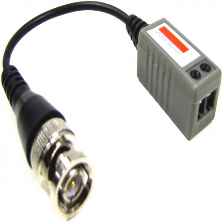 Balun Pasivo Compacto Cable (BNC a Terminal Block 2-pin)