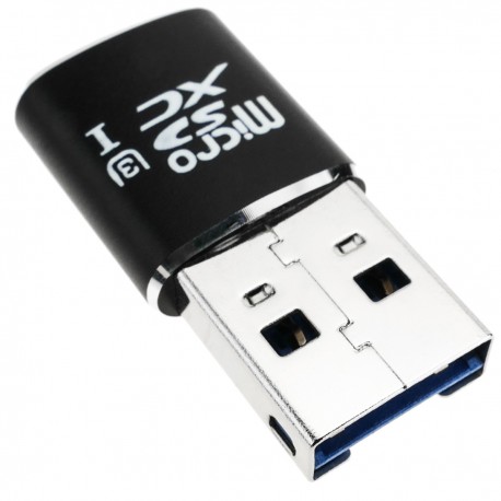 Lector mini de tarjetas de memoria USB 3.0 compatible con MicroSD Gbps