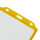 Funda de plástico para carnet de identidad ID horizontal A8 84x54mm amarillo