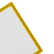 Funda de plástico para carnet de identidad ID horizontal A8 84x54mm amarillo