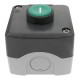 Caja de control con 1 pulsador momentaneo verde 1NO XAL-D102