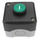 Caja de control con 1 pulsador momentaneo verde 1NO XAL-D102