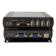 Extensor de VGA AUDIO USB RS232 IR por cable UTP Cat.5e y Cat.6