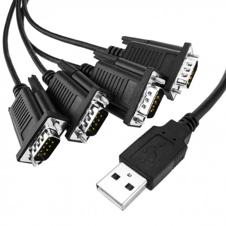 Cable USB a RS232 de 4 puertos