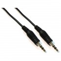 Cable Audio Stereo MiniJack 3.5 M/M 1m