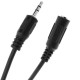 Cable Audio Stereo MiniJack 3.5 M/H 1.8m