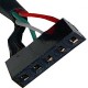 Cable USB 2.0 5-pin a BH 30cm (5P-H/B-H)