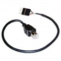 Cable USB 2.0 5pin a BM 30cm (5P-M/B-M)